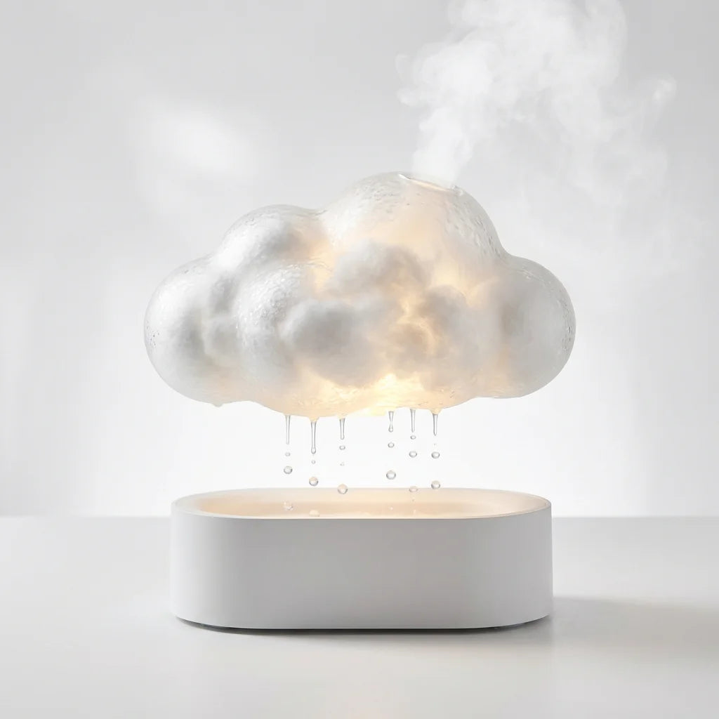 Rain cloud aroma diffuser LED humidifier Australia
